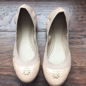 Tory Burch Nude Flats